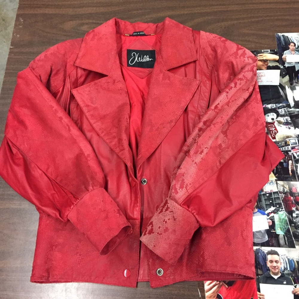 Leather jacket